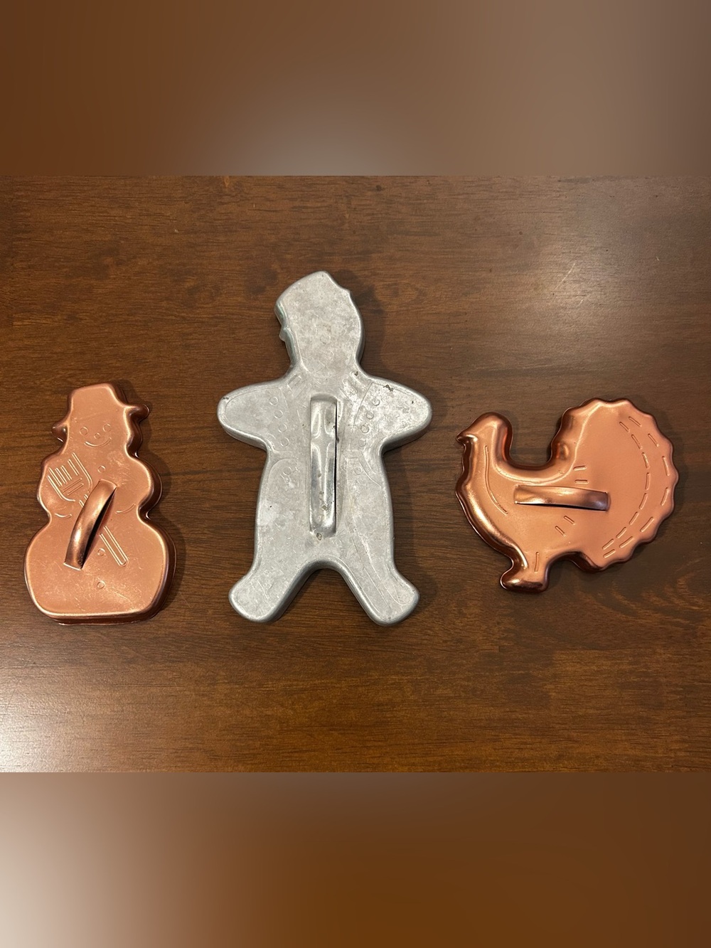 3 vintage cookie cutters